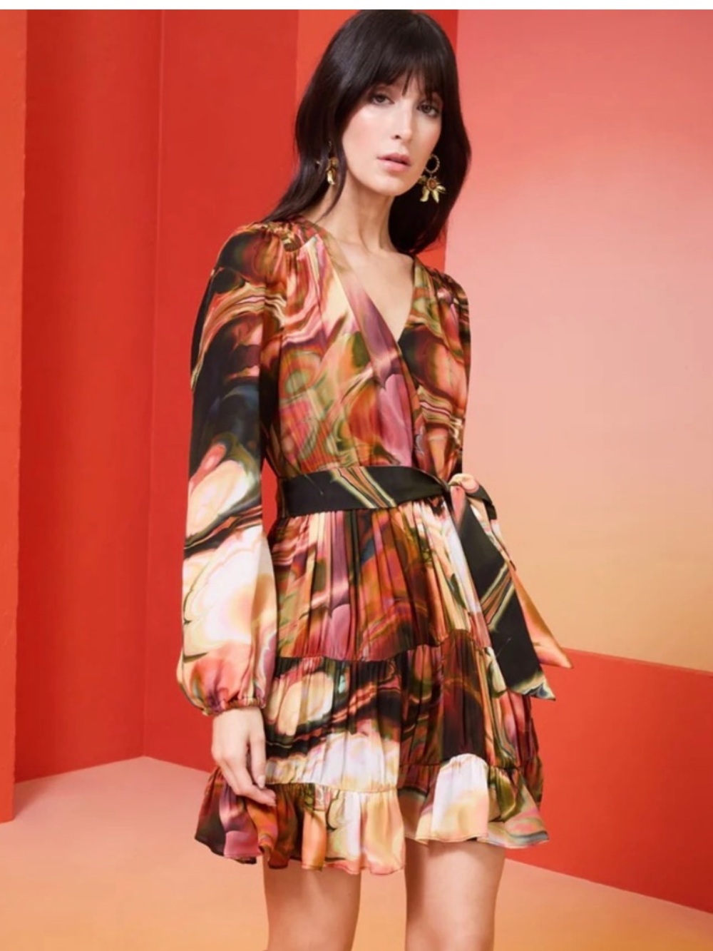 MARIE OLIVER mila dress in malachite